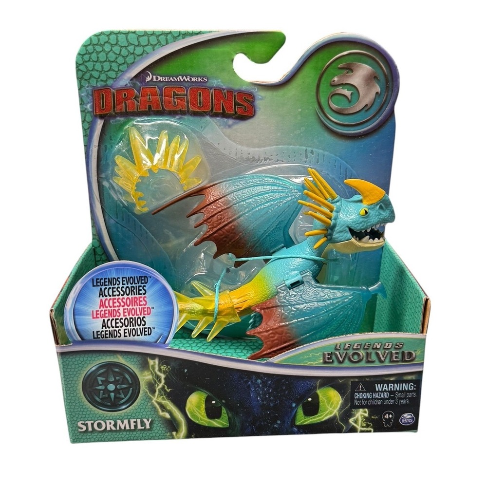DreamWorks Dragons Legends Evolved Stormfly Dragon Action Figure Set
